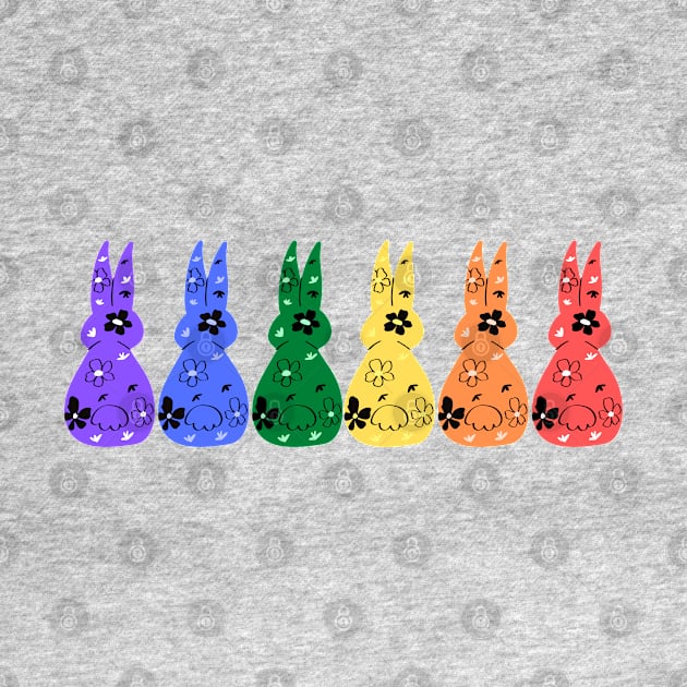 Pride Easter Bunnies by Mey Designs